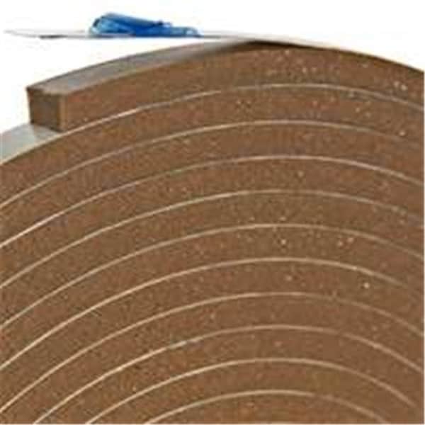 Thermwell Products Thermwell Products V443BH Foam Tape Brown - 0.37 x 0.18 x 17 Ft. 4272985 - main